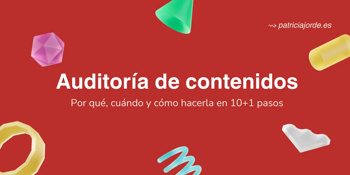 Portada artículo sobre la auditoría de contenidos para páginas web