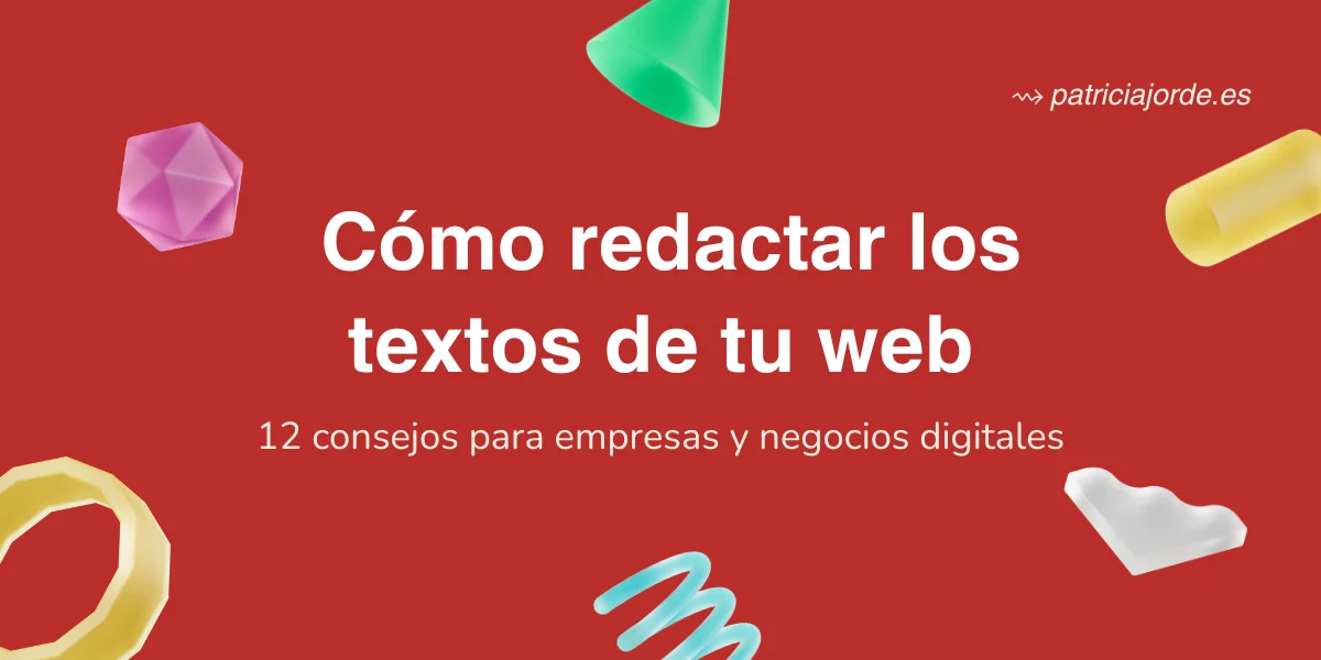 Portada artículo como redactar textos para web
