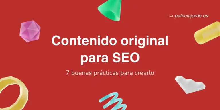 Portada de artículo sobre cómo crear contenido original para SEO
