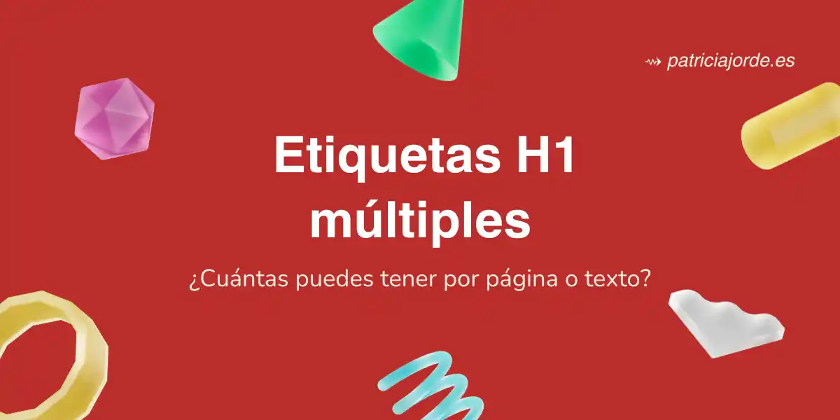 Portada de artículo sobre las etiquetas de encabezado H1 múltiples