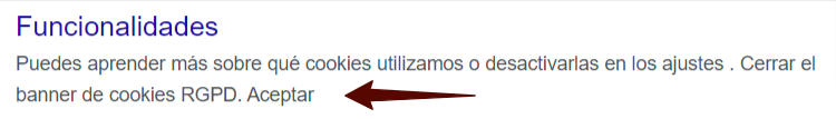 Ejemplo de meta descripción no redactada ni optimizada