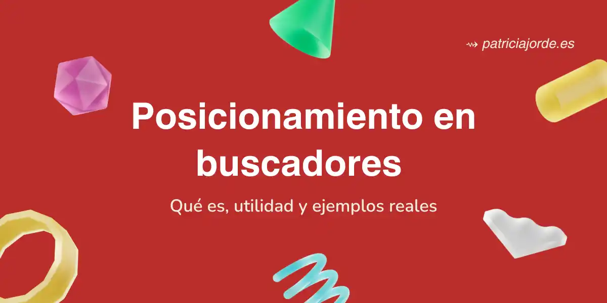 Portada de blog sobre el posicionamiento en buscadores y ejemplos