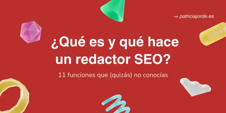 Portada de artículo sobre qué es un redactor seo y qué hace