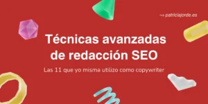Portada artículo sobre técnicas avanzadas de redacción seo de contenidos