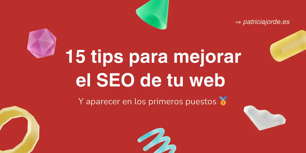 Portada blog de tips para mejorar el SEO de una web